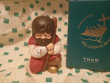 pellegrino rosso Giubileo presepe thun 
