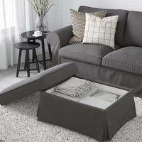 Divano 2 posti con pouf contenitore