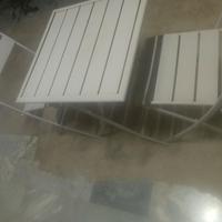 Tavolino con 2 sedie da giardino