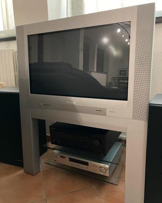 TV CRT Philips 32PW9525/12R + tavolino oroinale