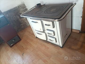 Cucina economica a legna Rex 3 fuochi vintage