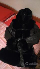 Giacca elegante in ecopelle 