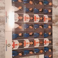 Lotto cartoline Cento Anni Inter Crespo Chivu Pelè