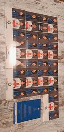 Lotto cartoline Cento Anni Inter Crespo Chivu Pelè