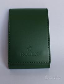 Rolex genuine porta orologio pochette verde Dayton