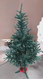 albero di natale artificiale cm150 con addobbi