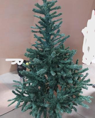 albero di natale artificiale cm150 con addobbi