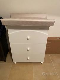 Fasciatoio Foppapedretti con vaschetta – pari al n