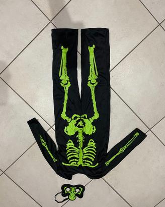 vestito carnevale scheletro