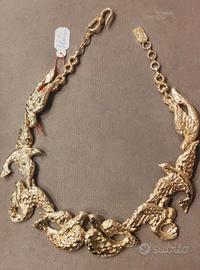 set Collier e clips Yves Saint Laurent vintage 