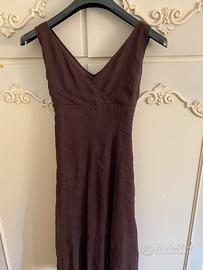 Penny BLACK vestito marrone tulle