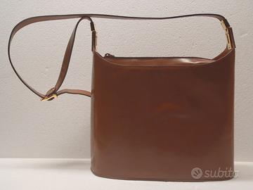 Borsa pelle marrone chiaro
