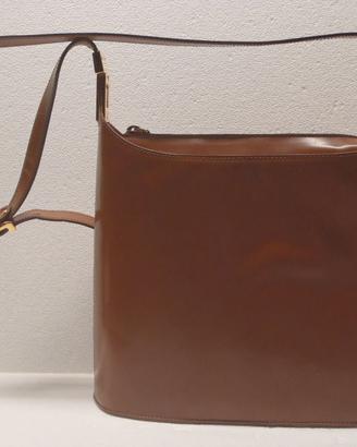 Borsa pelle marrone chiaro