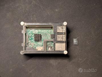 Raspberry Pi 3B v1.2, case, SD