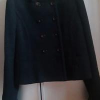 Cappotto tipo Caban Peserico in pura lana vergine.