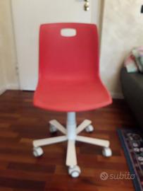 poltrona  a rotelle per studio ragazzi