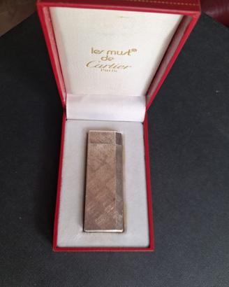 Accendino Cartier placcato argento