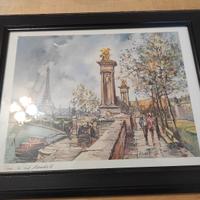 cornici bordo nero con diverse città europee