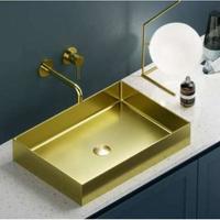 Lavabo da appoggio Saturn Oro Art.BB9812-BG Karag