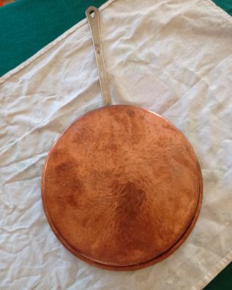 padella in rame da collezione 