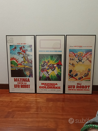 Locandine animazione originali incorniciate