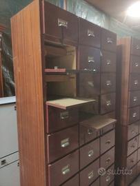 Armadio cassettiera mogano