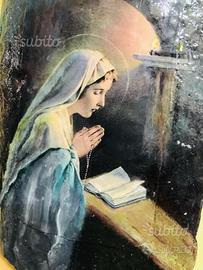 Mezzo coppo originale centenario decoupage