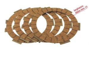 Kit dischi frizione Fabbri foro largo Vespa Ape