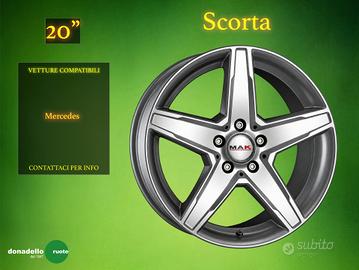 Cerchio in Lega 20" Mercedes scorta/ricambio