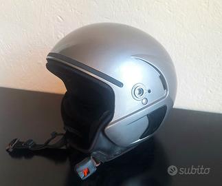 🏍️ Casco Jet Vemar Argento - Taglia M (57)