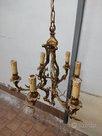 lampadario stile barocco