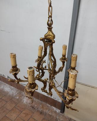 lampadario stile barocco