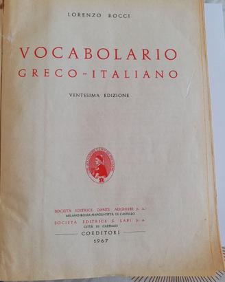 Vocabolario Greco - Italiano