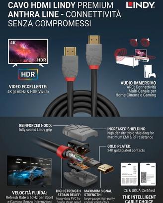 Cavo HDMI 2.0 Art. 36962