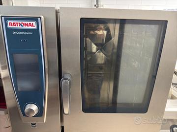 Forno rational gn 1/1 6 teglie self cooking center