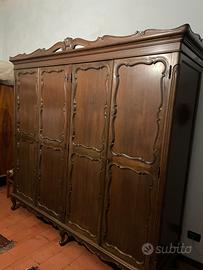 Armadio legno massello