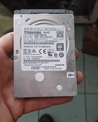 Hard Disk Toshiba MQ01ABF050 500GB