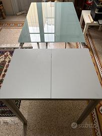 Tavolo calligaris vetro e metallo