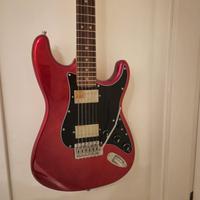 Pickguard battipenna loaded cablato hh  fender str
