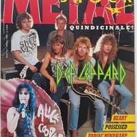 Metal Shock Numero 7 Def Leppard anno 1987