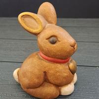 Ceramica Thun Coniglio marrone cuore 10 cm