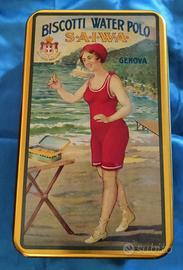 RIPRODUZIONE DI  SCATOLA IN LATTA CON TEMA VINTAGE