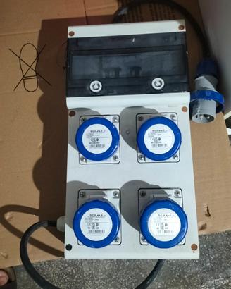 quadro elettrico da cantiere di distribuzione 