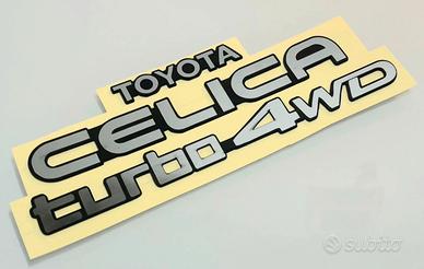 Emblemi Stemma Scritta Toyota Celica