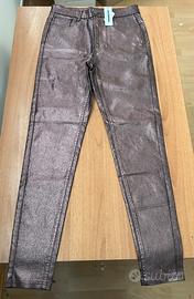 Calzedonia Pantalone con Bottone Rosa Taglia S