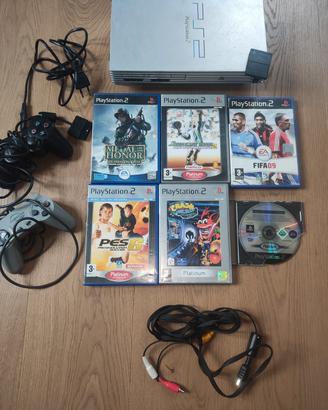 Lotto SONY playstation 2 con giochi PS2