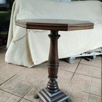 Tavolino legno ottagonale