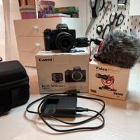 Canon EOS M50 Mark II +15-45mm + RODE VideoMicroSD