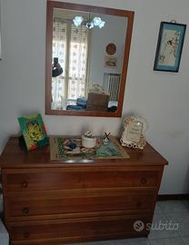 comò con specchiera 