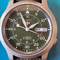 Seiko 5 SNK805 Automatico - Quadrante  verde